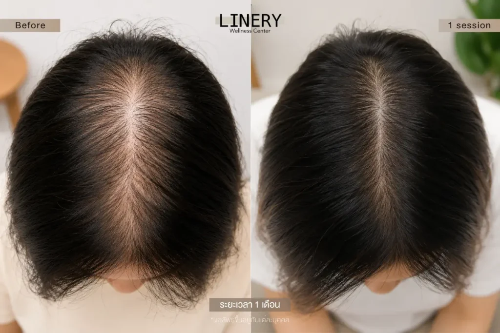 ผมบาง ผู้หญิง female hair thinning