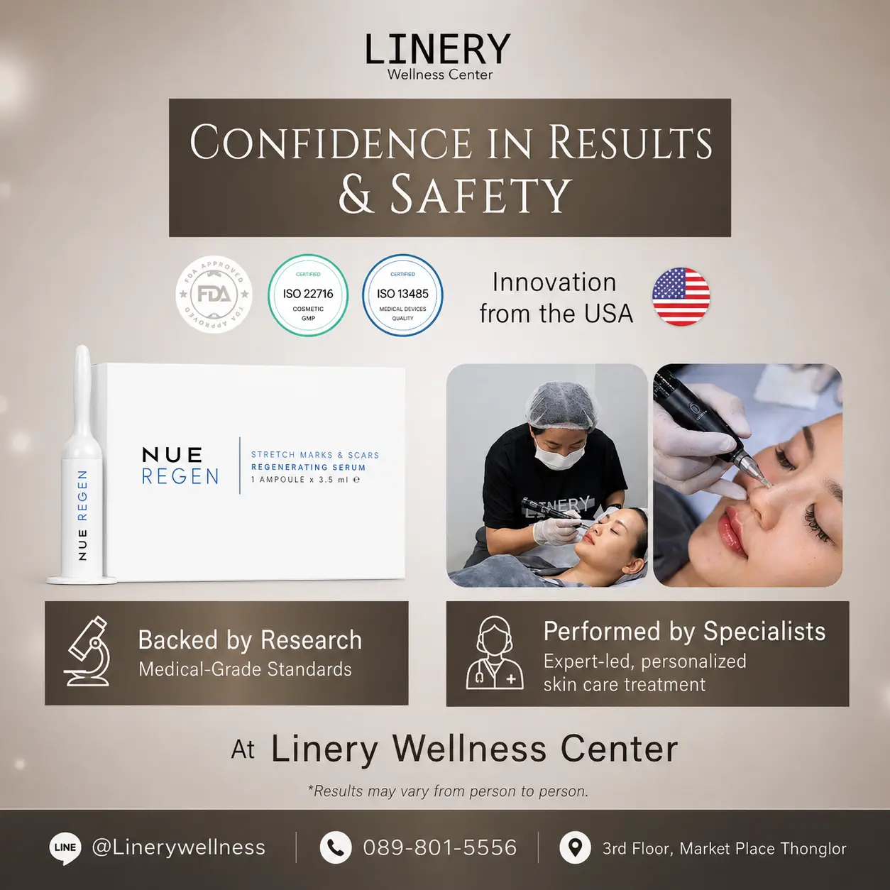Microneedling Skin Booster confidence in result & safety