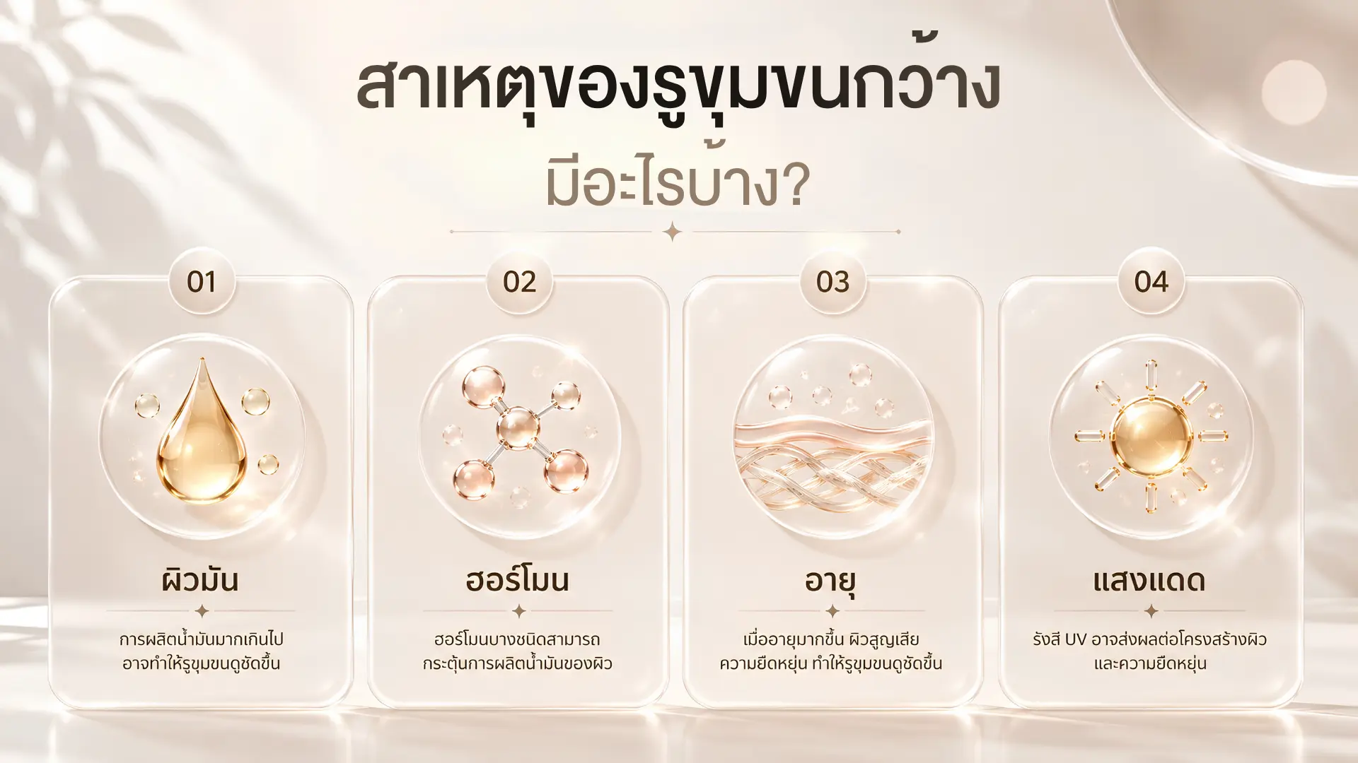 สาเหตุที่ทำให้รูขุมขนจมูกกว้าง มีอะไรบ้าง