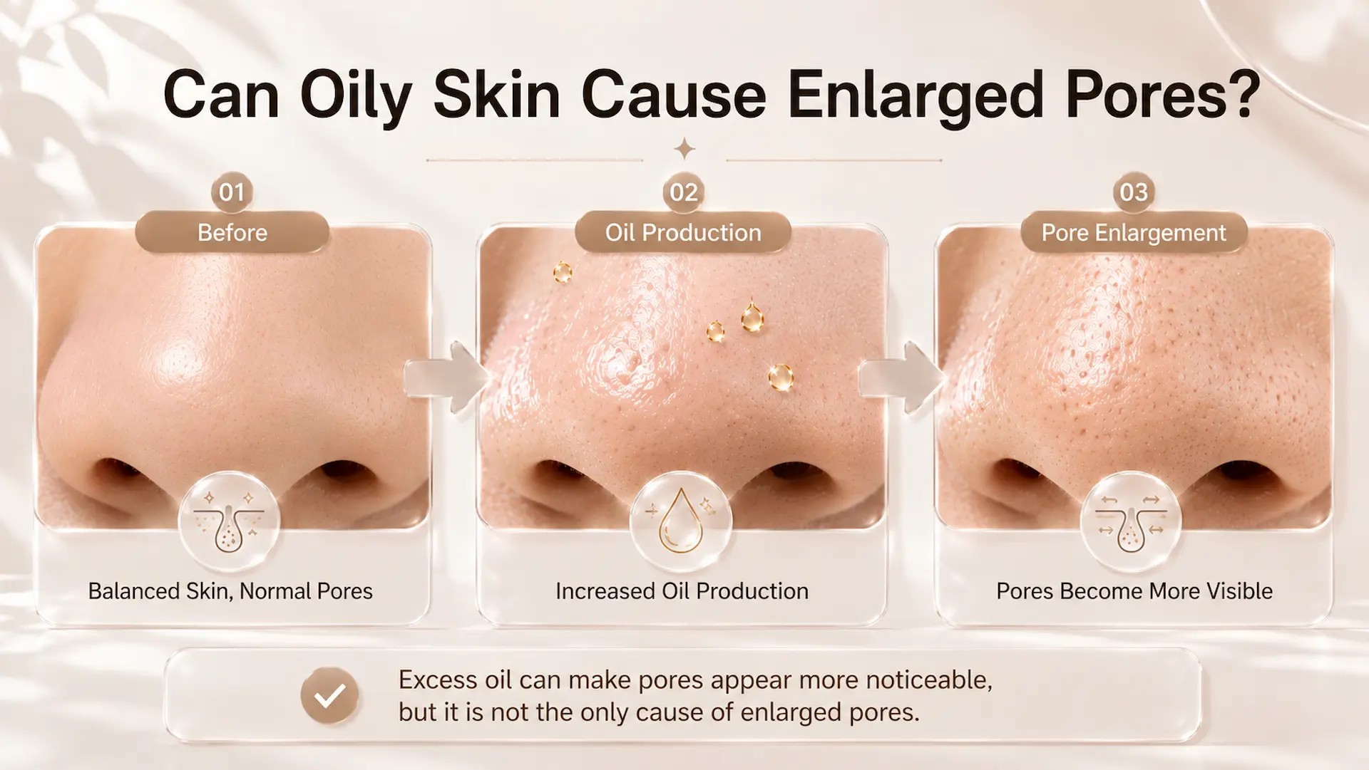 Are Enlarged Nose Pores Really Related to Oily Skin