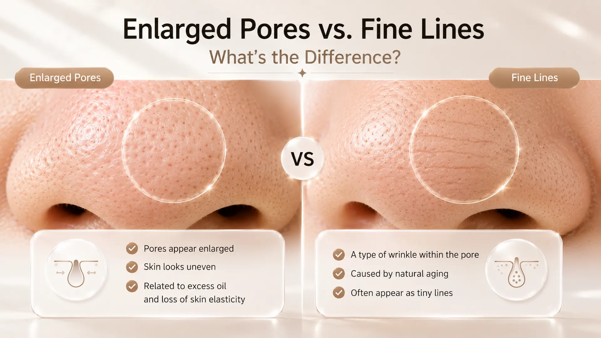 What Is the Difference Between Sebaceous Filaments and Visible Nose Pores
