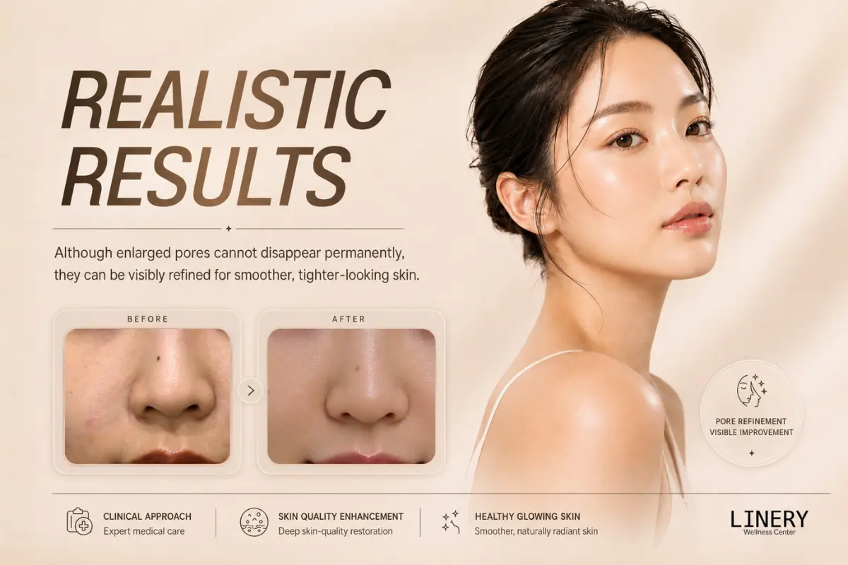 Enlarged Pore Treatment at Linery Wellness Center